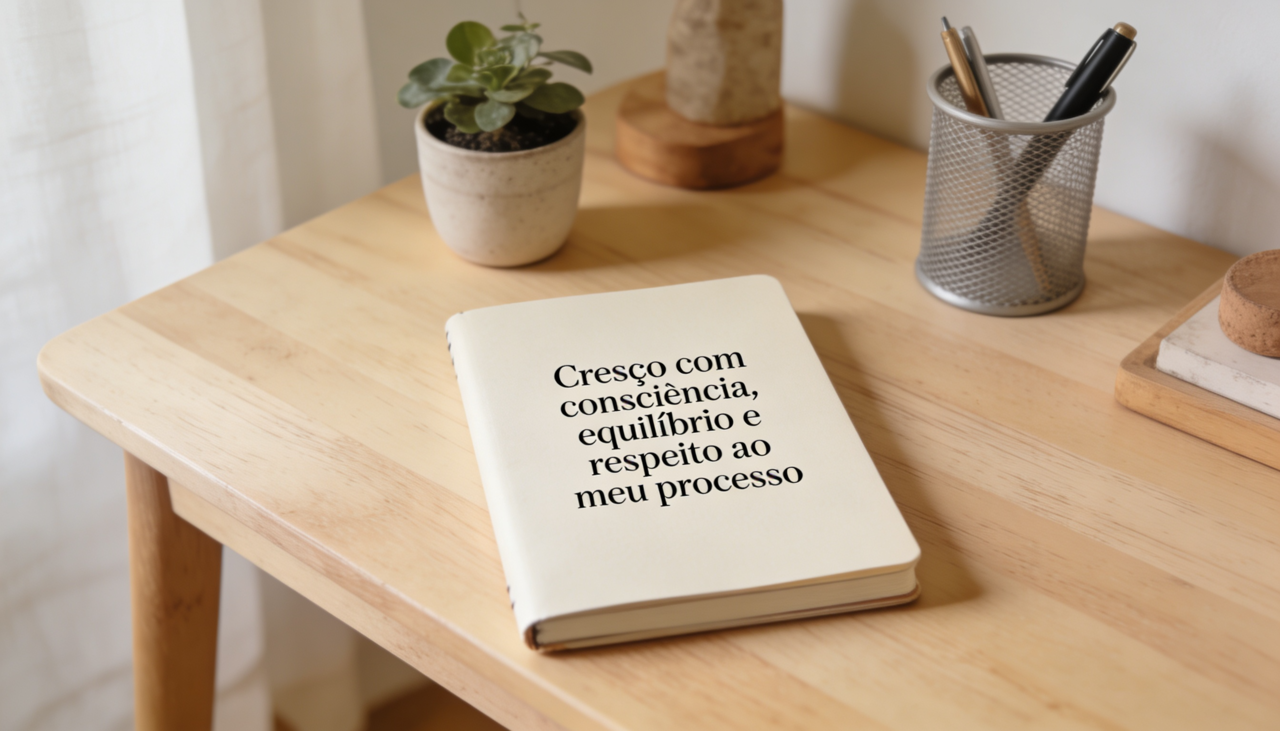 O equilíbrio vem da capacidade de respeitar limites e fazer escolhas conscientes