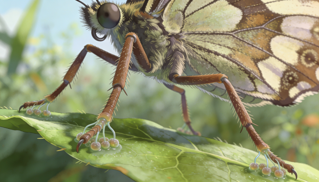 As borboletas costumam pousar em pessoas buscando sais minerais e umidade