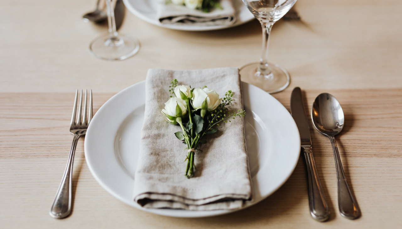 Alguns itens são fundamentais para que a mesa fique organizada e completa