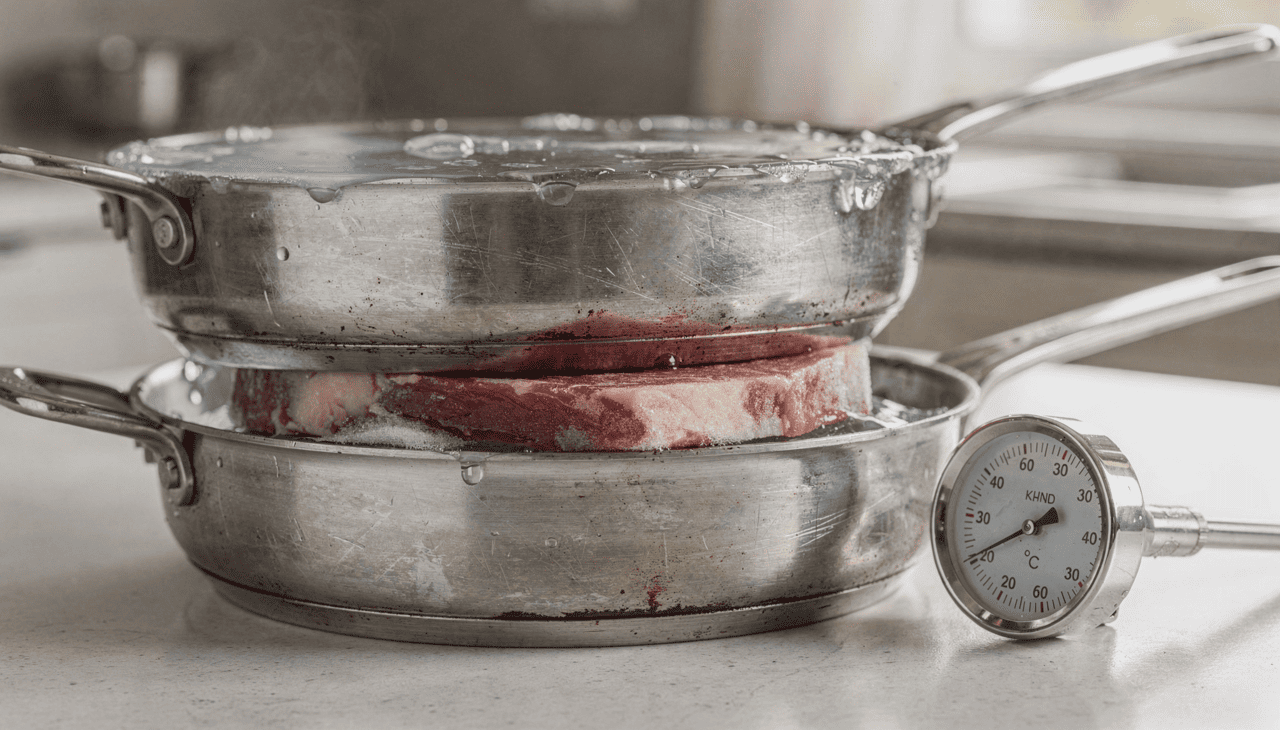 Esse truque utiliza o princípio da condução térmica dos metais