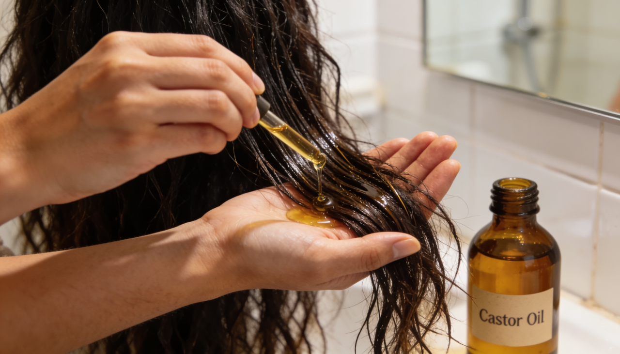 você deve escolher um óleo vegetal 100% puro, como o de coco ou rícino