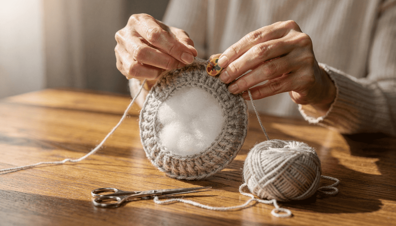 A repetição rítmica dos pontos gera um estado de fluxo que acalma o sistema nervoso