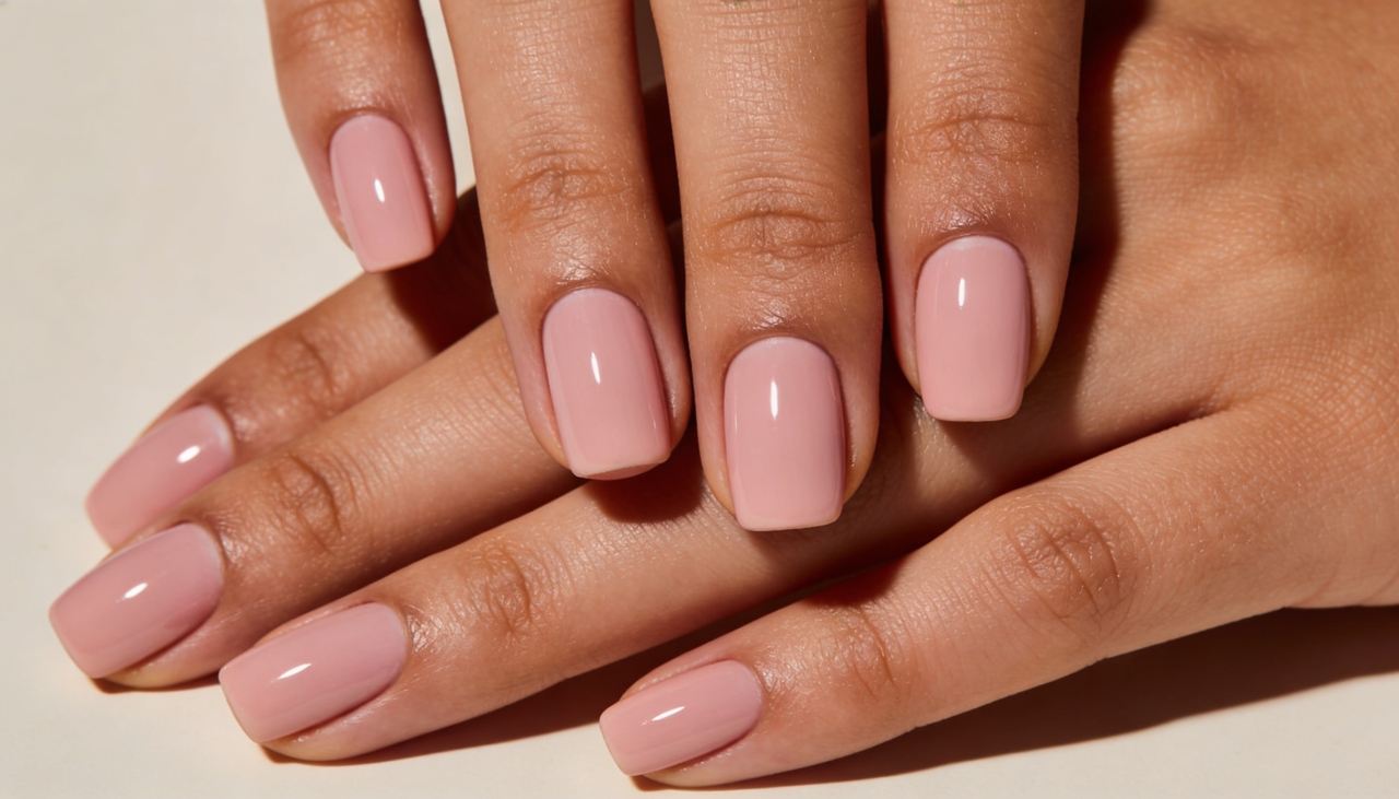 Esses tons ajudam a disfarçar irregularidades e mantêm a aparência de unhas sempre limpas