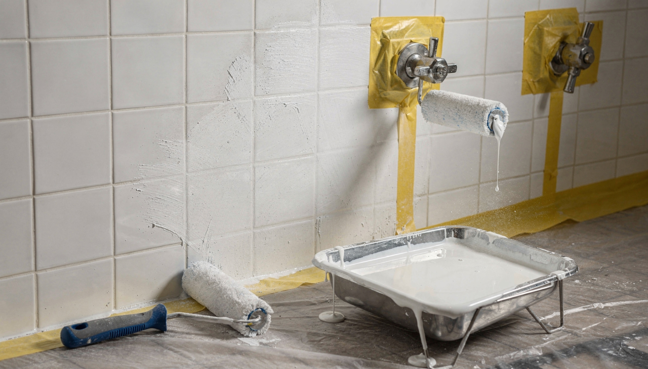 A pintura epóxi em banheiro depende de variáveis como tipo de produto