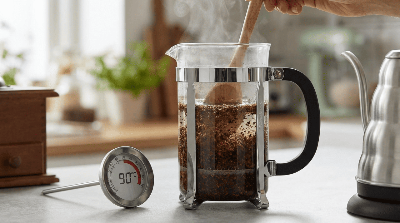 A prensa francesa, também chamada de french press ou cafeteira francesa, é um método de infusão direta