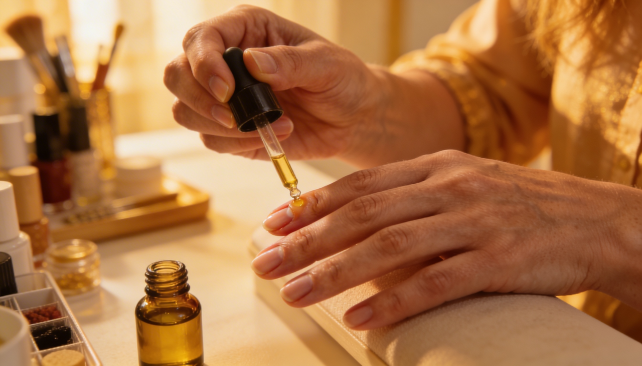 A hidratação é um dos cuidados mais importantes para manter unhas resistentes e com aparência saudável