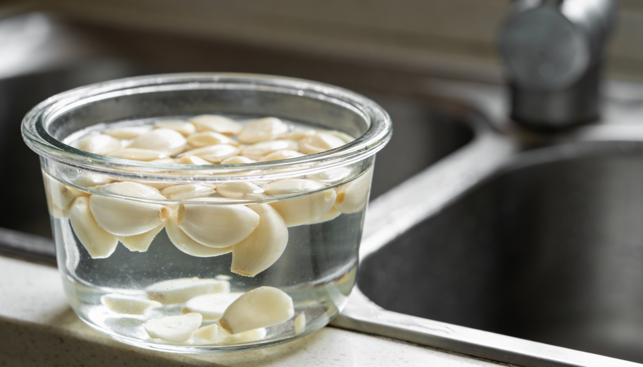 Fazer a solução de alho com água é mais simples do que parece