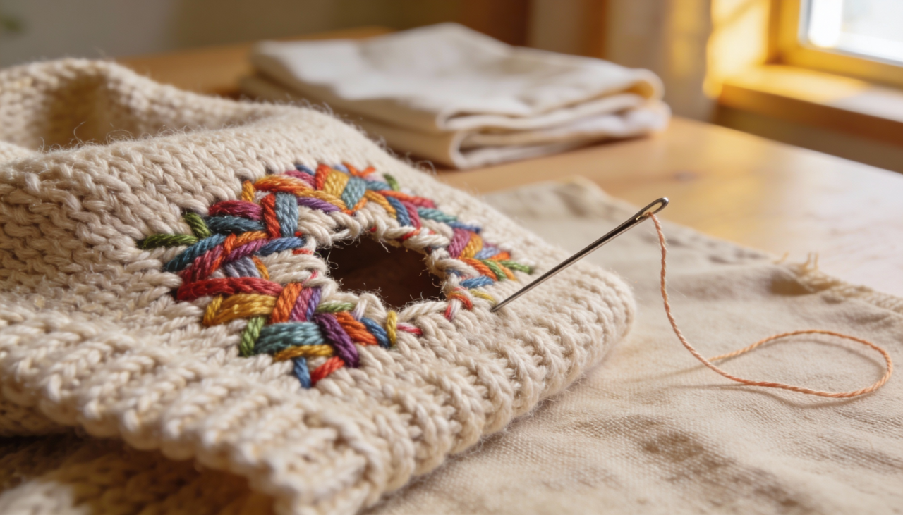 Essa prática consiste em utilizar pontos de costura que não tentam ser invisíveis