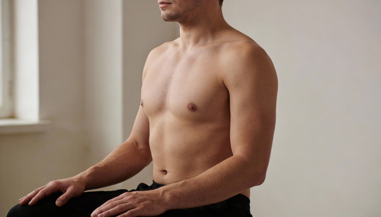 O primeiro passo é fechar a boca e inspirar pelo nariz de forma lenta e profunda