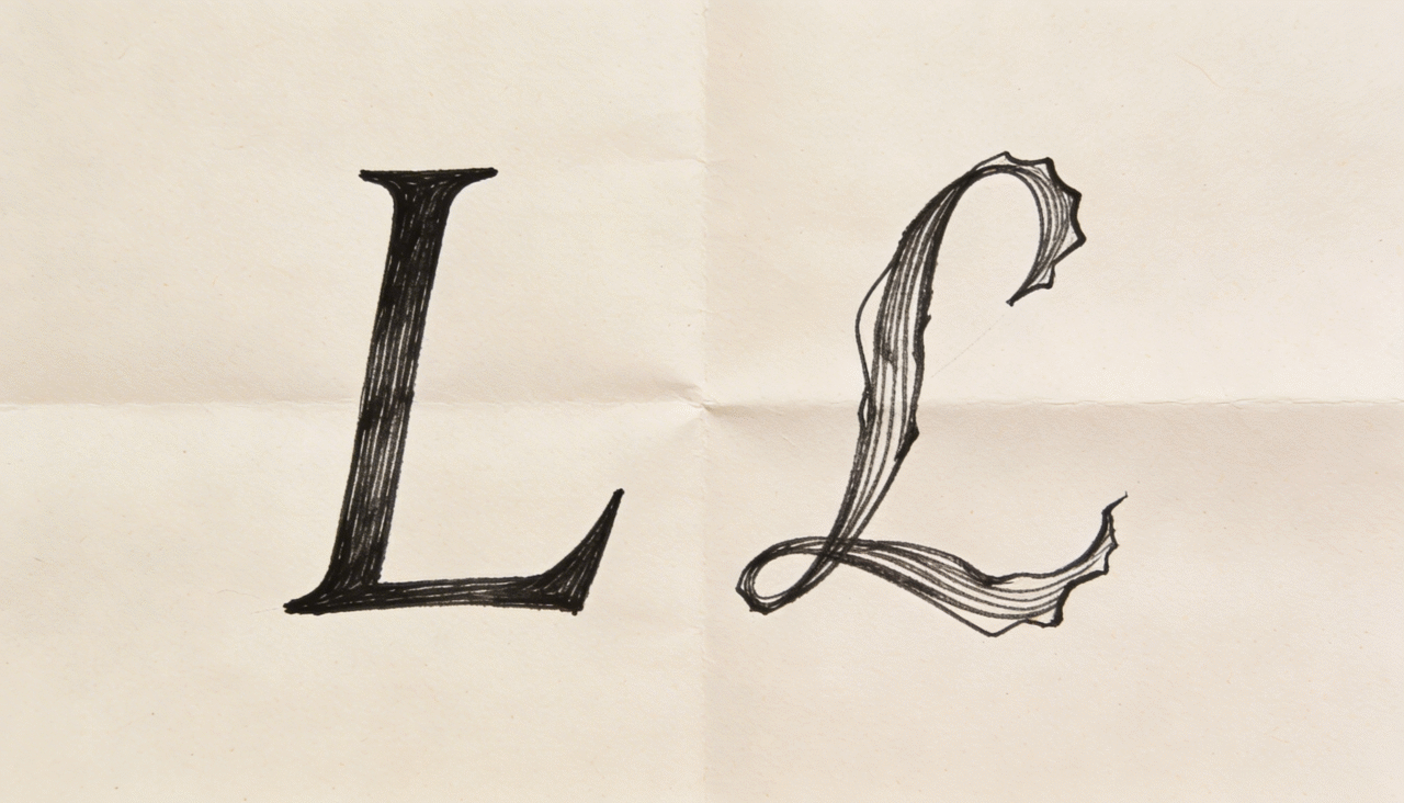 Nem toda inteligência se manifesta da mesma forma na escrita da letra L