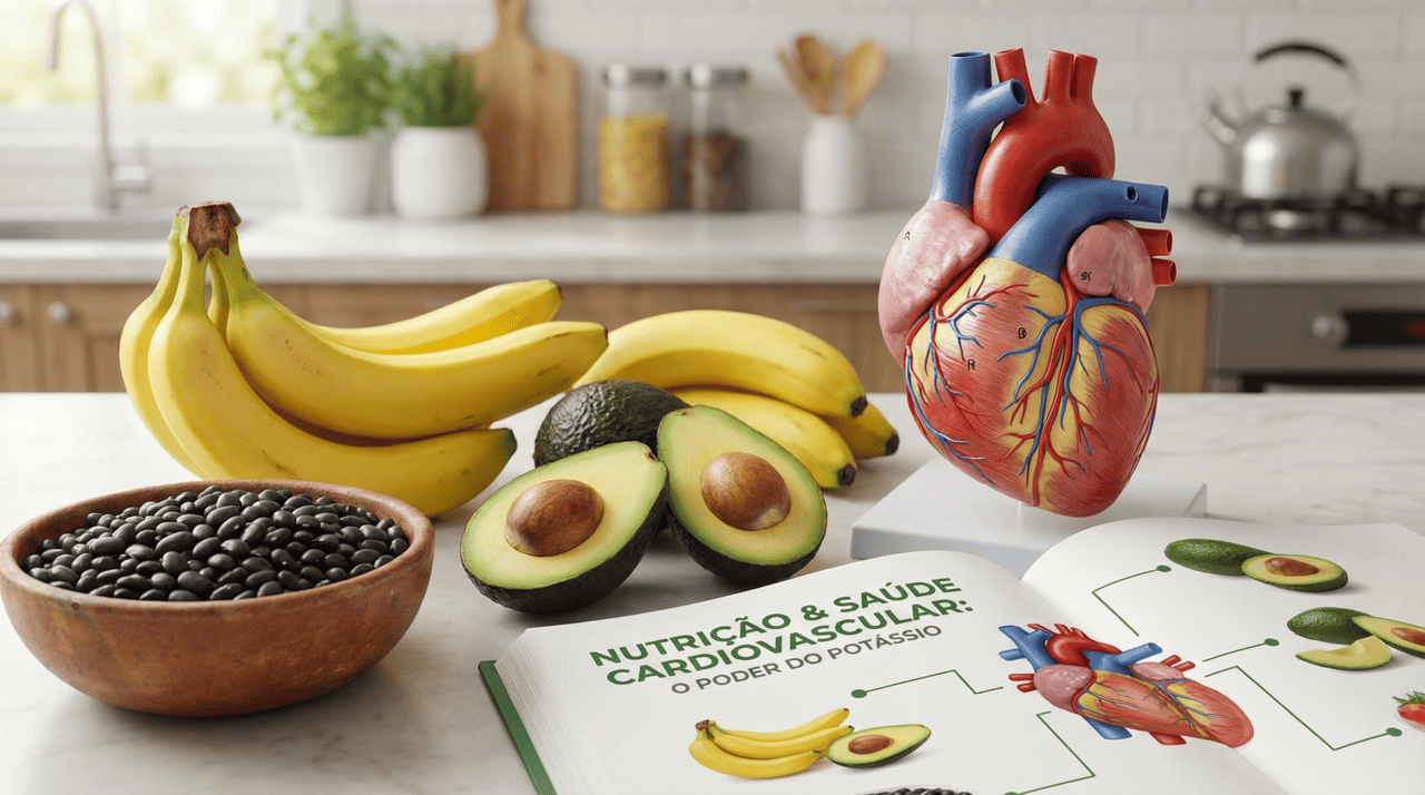 A relação entre potássio e pressão arterial é uma das mais bem documentadas na literatura de nutrição e cardiologia