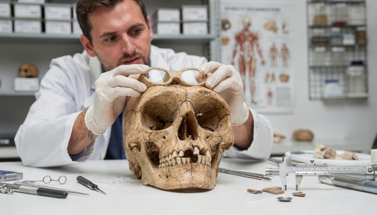 Análises comparativas das órbitas oculares mostram cavidades significativamente maiores nos crânios neandertais