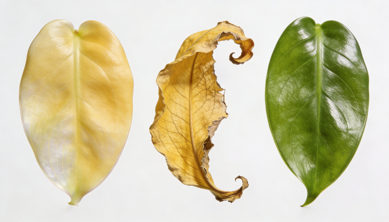 Perceber a textura da folha é fundamental para o diagnóstico correto