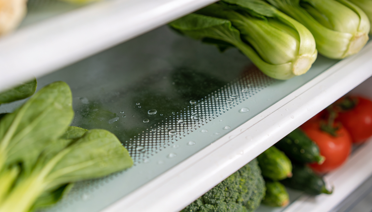 O ar frio é mais pesado e tende a se concentrar nas regiões inferiores do refrigerador