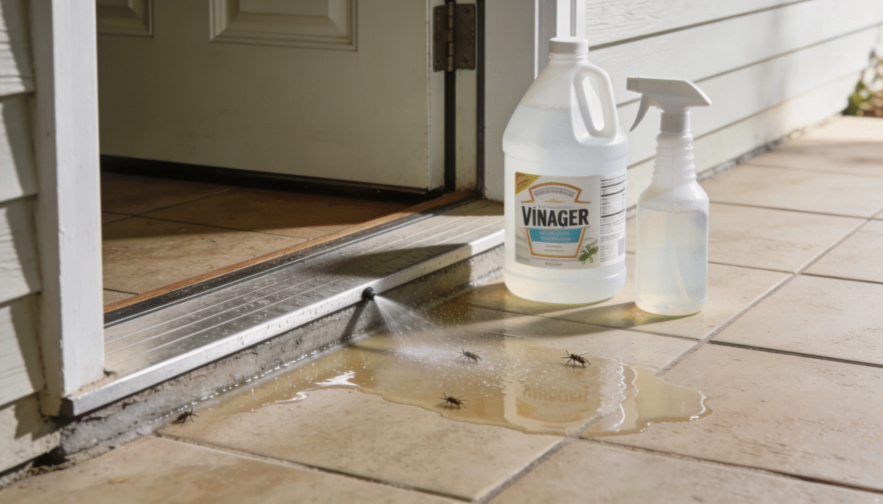 O vinagre branco contém ácido acético, uma substância química poderosa