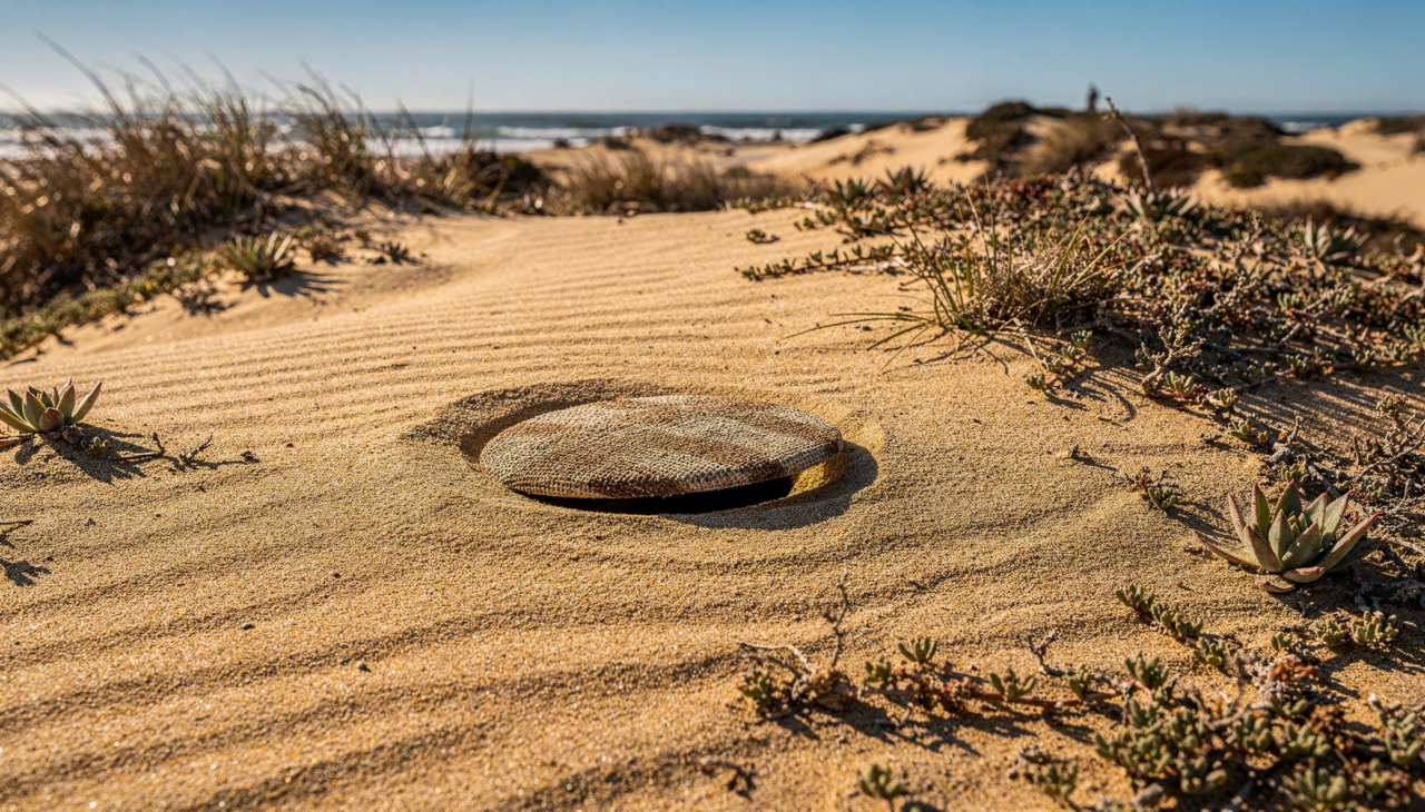 O grande trunfo da aranha-alçapão é a construção de uma porta praticamente indetectável na entrada de sua toca