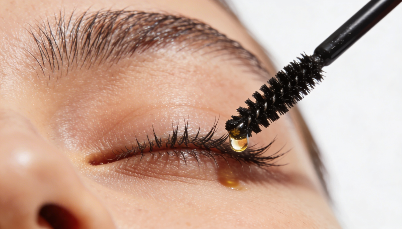 A aplicação deve ser feita com muito cuidado para evitar contato direto com os olhos