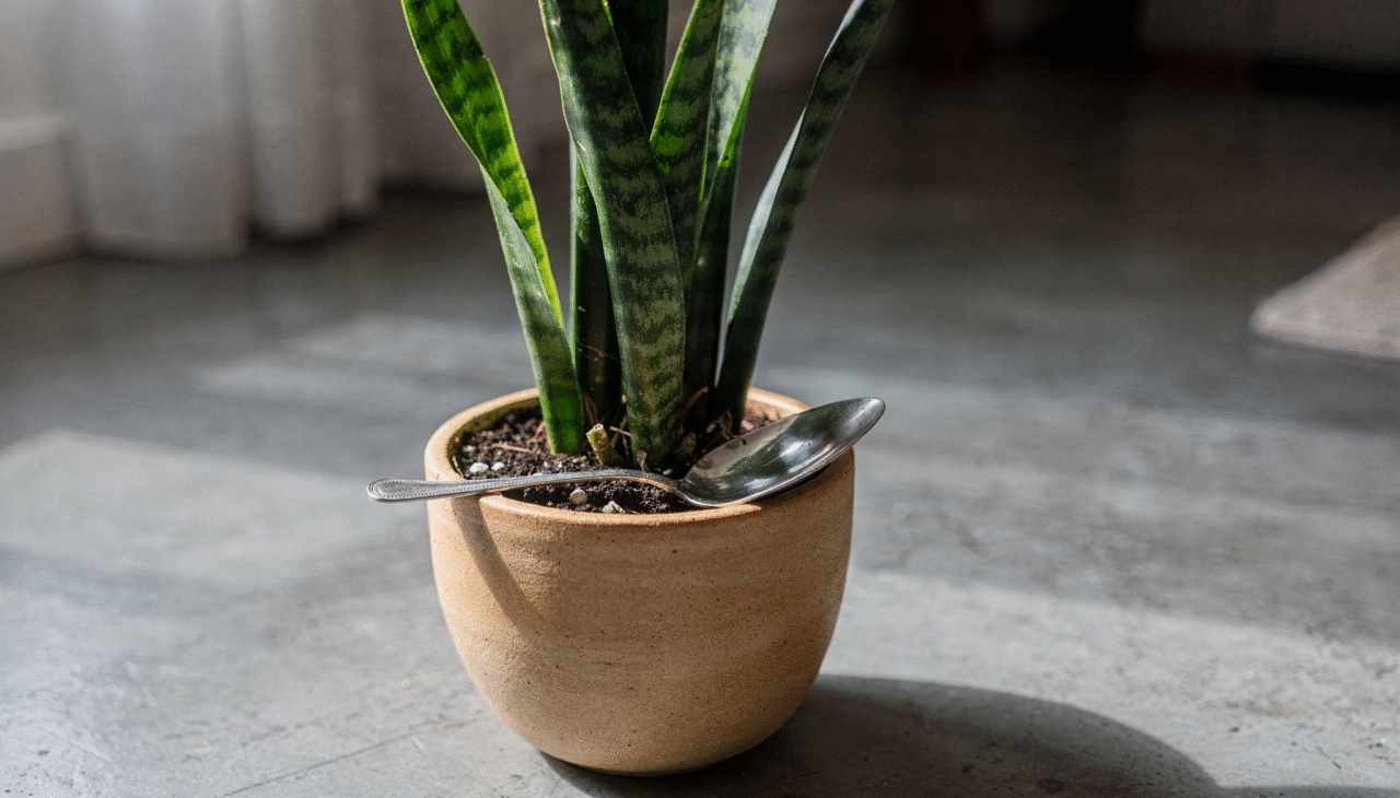 A espada-de-são-jorge é naturalmente resistente precisando de poucos cuidados