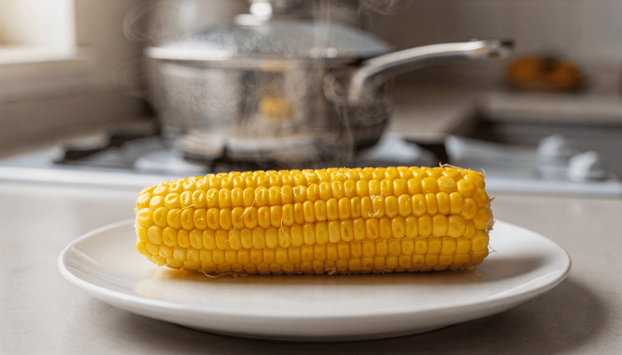 O tempo de cozimento no vapor varia conforme a maturidade do milho