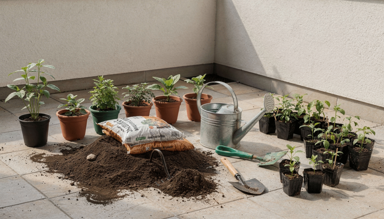 O custo de um jardim muda drasticamente dependendo do tamanho do espaço