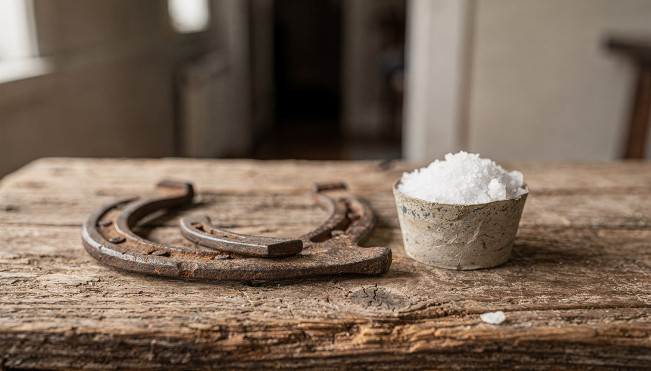 O ferro é tradicionalmente conhecido por sua capacidade de afastar influências nocivas e purificar o ambiente de forma constante