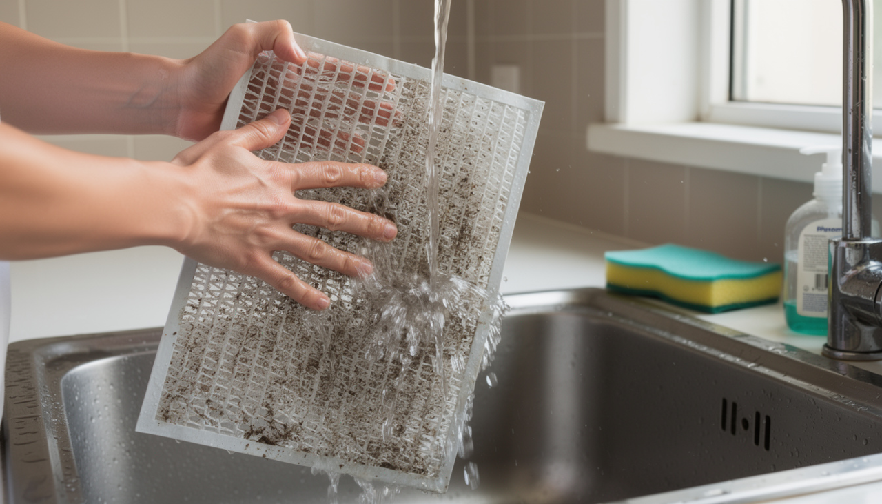 O filtro do ar condicionado é a peça que retém parte das impurezas que circulam no ar