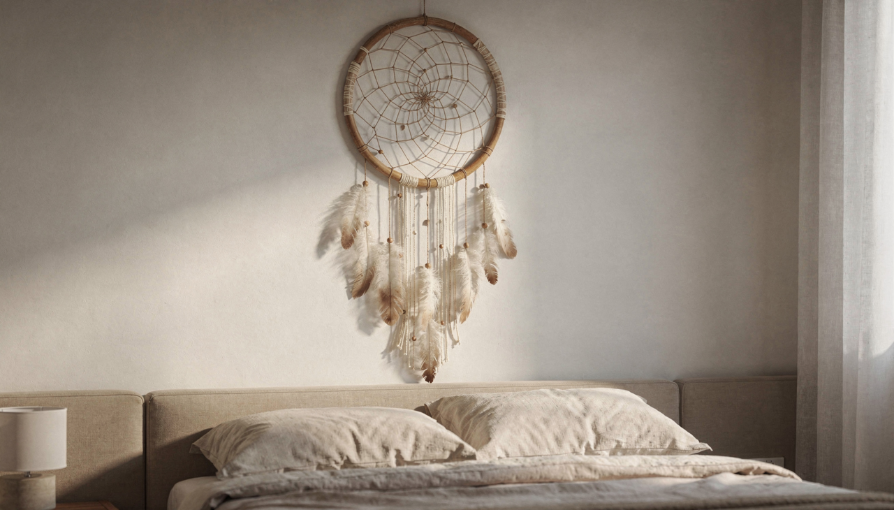 O filtro dos sonhos, também conhecido como dreamcatcher, tem origem em povos indígenas da América do Norte