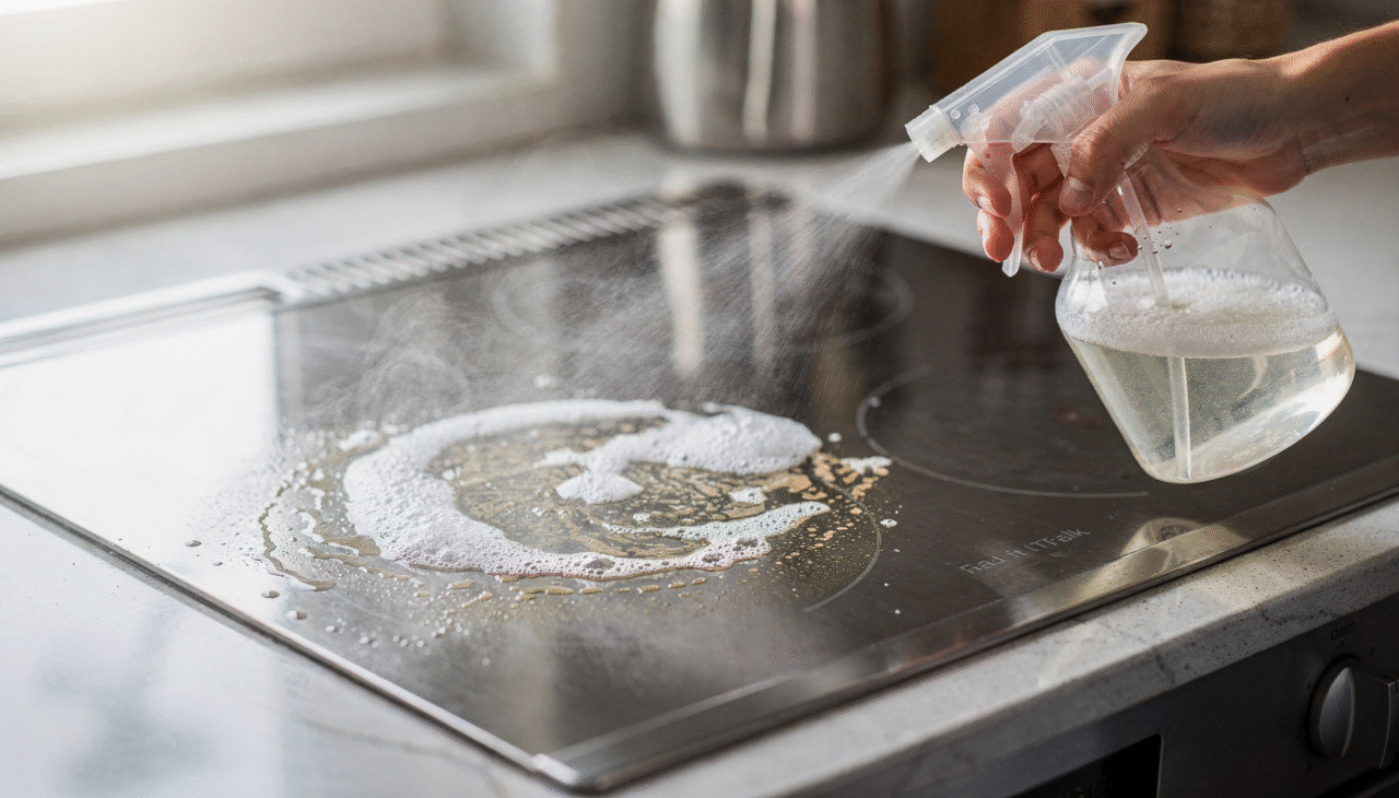 Quem cozinha diariamente sabe que a gordura acumulada no fogão é um dos maiores desafios da limpeza doméstica