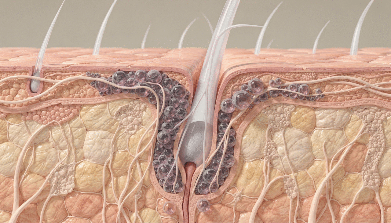 O problema começa quando essas células-tronco perdem a capacidade de se mover entre os compartimentos do folículo