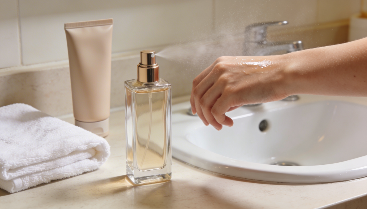 Para que o cheiro do perfume dure 12 horas na pele, a preparação começa antes da aplicação