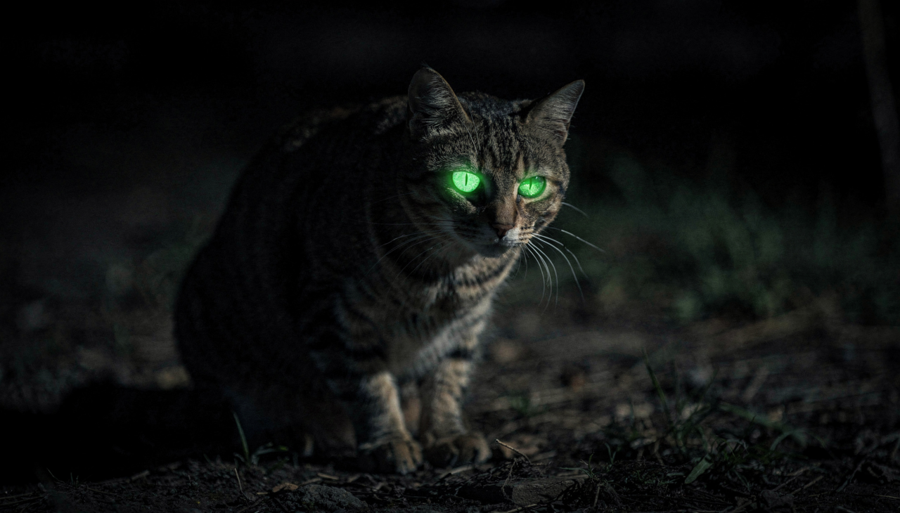 O sistema visual desses seres vivos utiliza uma membrana especial chamada tapetum lucidum