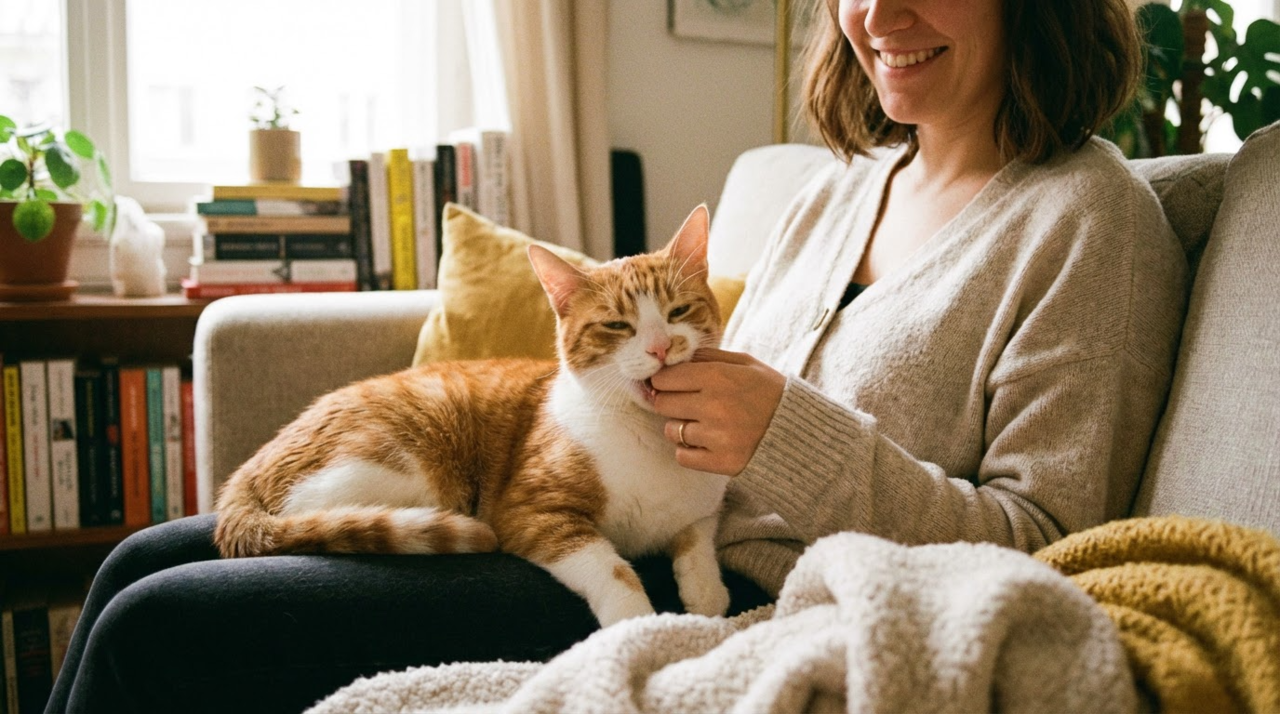 As mordidinhas de amor são mordidas leves que muitos gatos dão em pessoas com quem têm vínculo e confiança