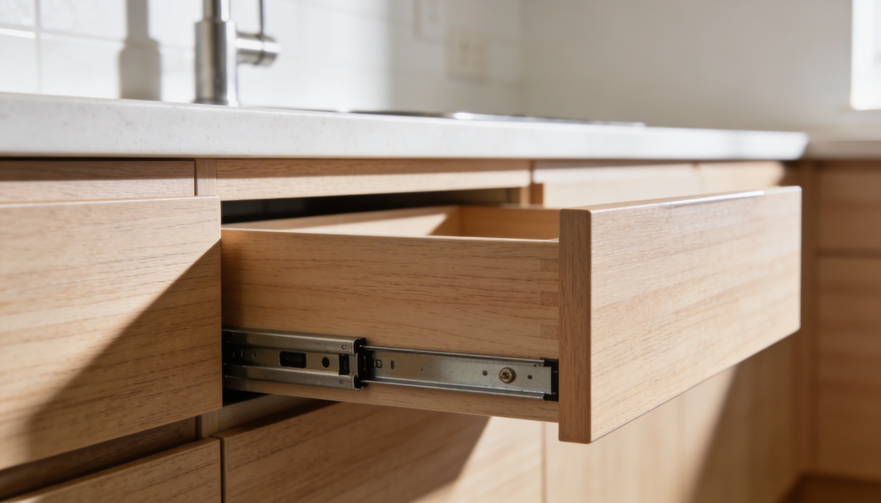 O chamado sistema magnético de fechamento é um mecanismo instalado nos trilhos da gaveta