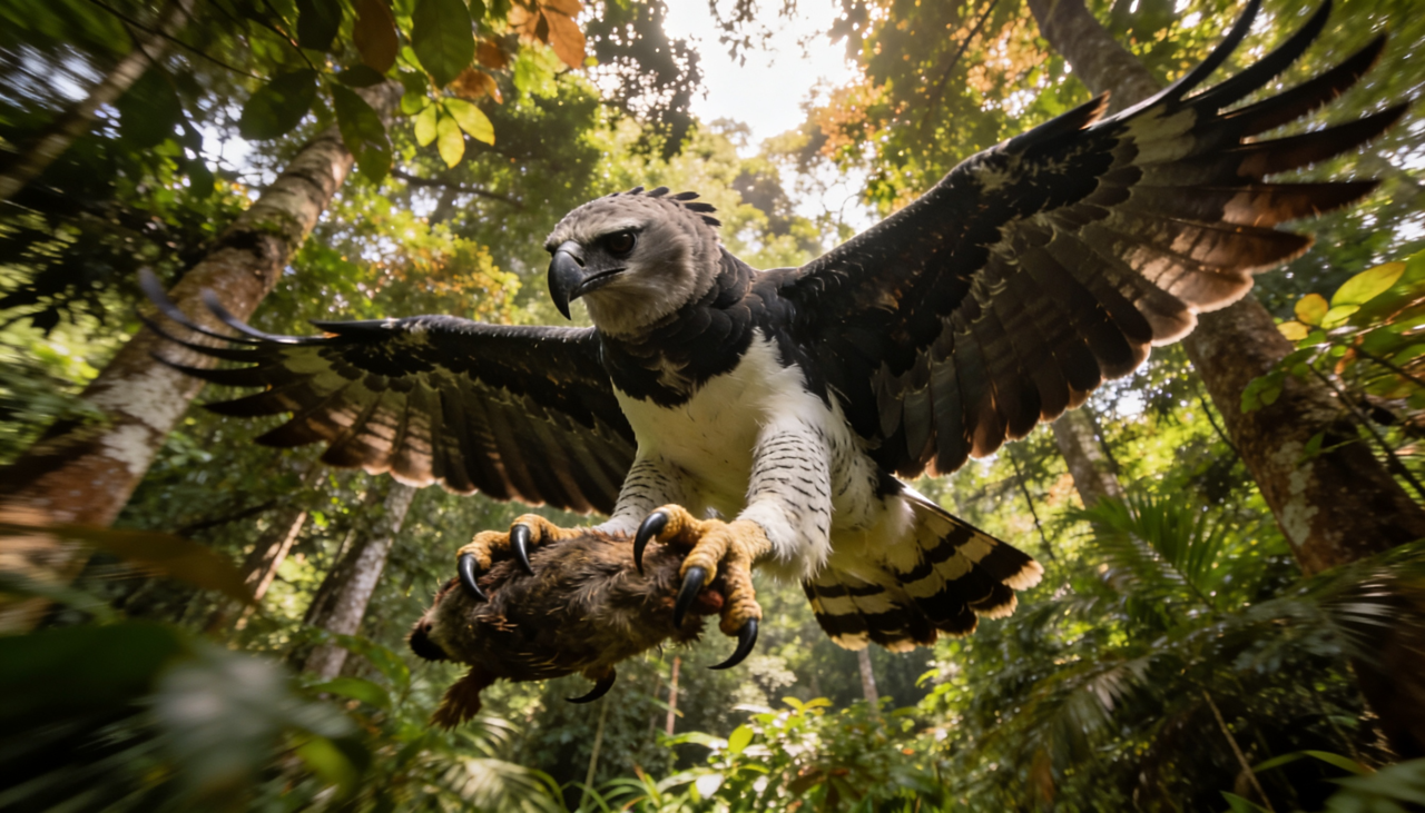 As garras desta águia são ferramentas de destruição em massa