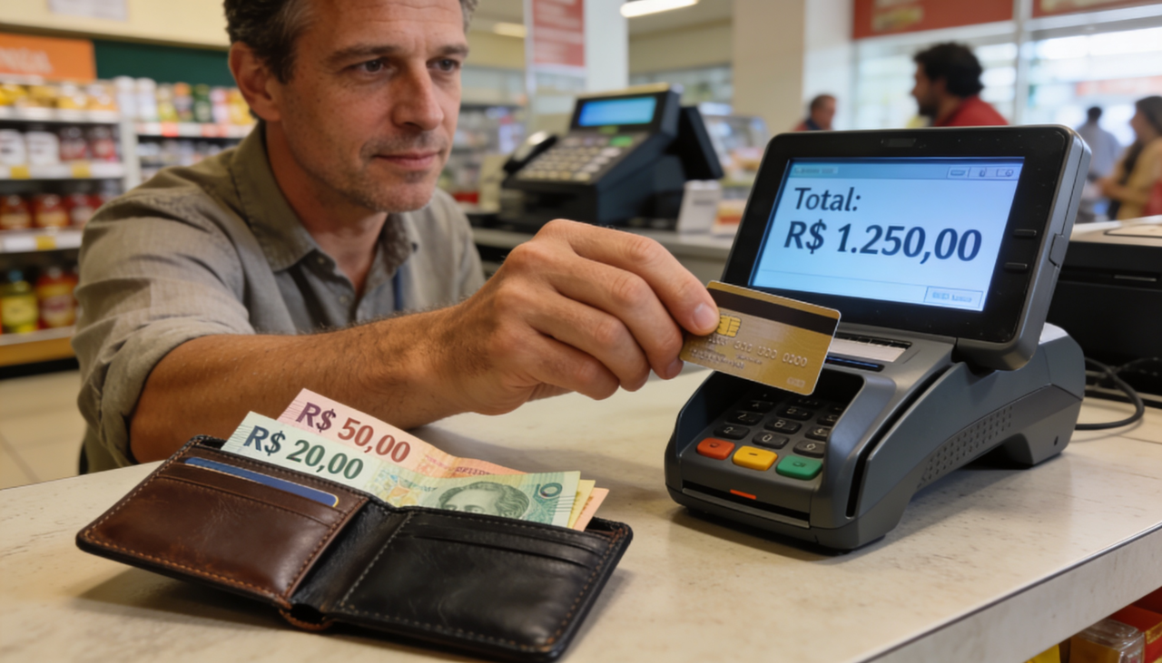 Quando o pagamento não é sentido, o gasto dispara.