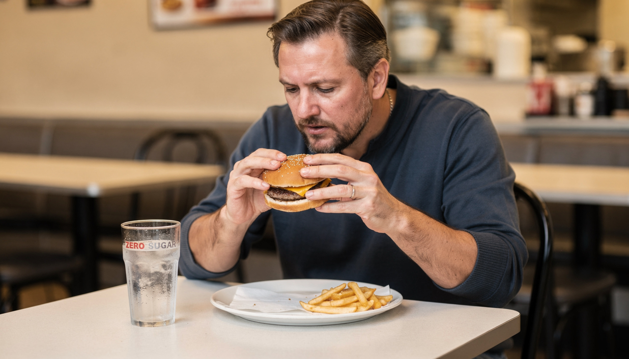 tanto a pizza quanto o hambúrguer podem ser muito calóricos quando levam queijos gordurosos