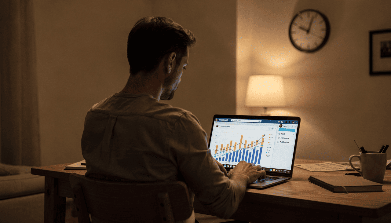 Cada conteúdo publicado é um ativo que pode continuar gerando visualizações e ganhos ao longo do tempo