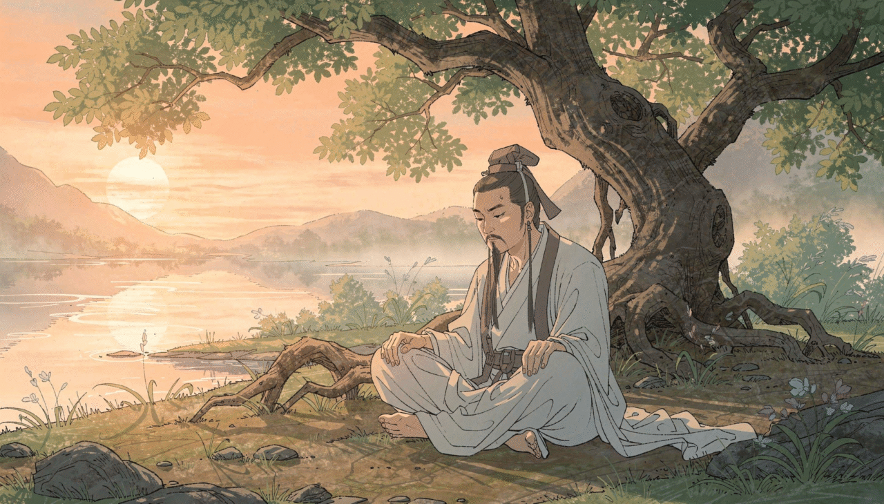 Zhuangzi, filósofo do taoísmo: "Uma árvore retorcida vive a sua própria vida, mas uma reta torna-se madeira."