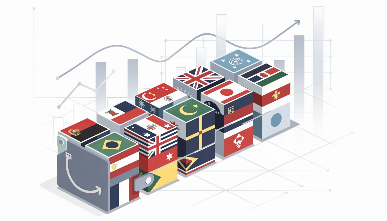 A diversificação geográfica atua como um mecanismo de defesa robusto