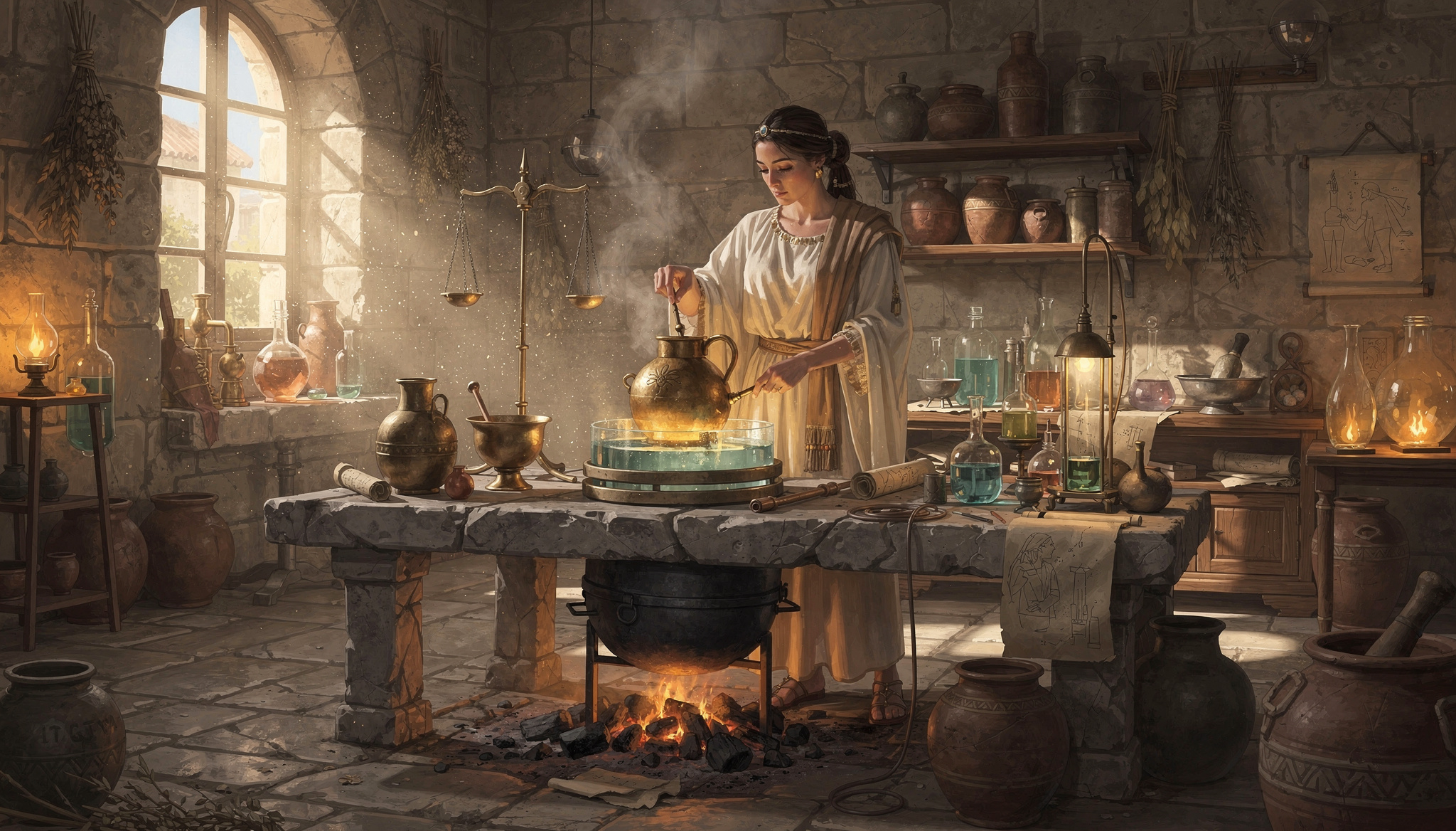 Quem é a Maria do "Banho-Maria"?