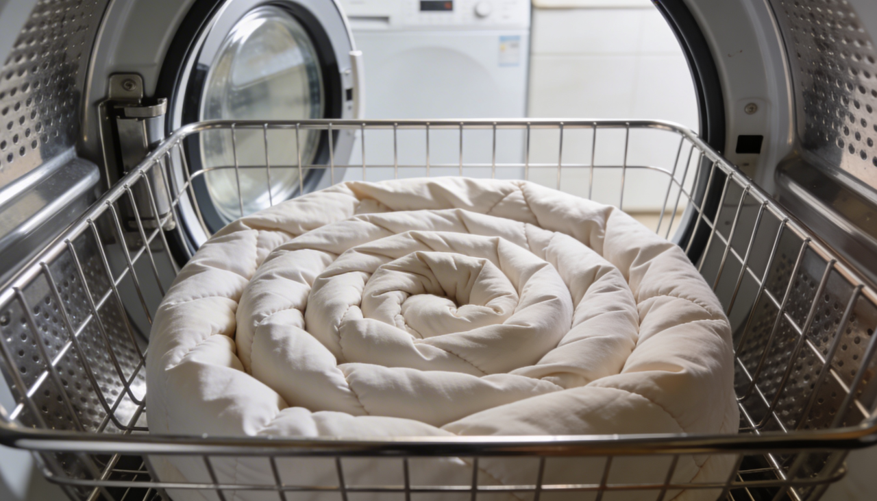 A disposição estratégica do edredom ou da manta é o segredo para manter o equilíbrio dinâmico