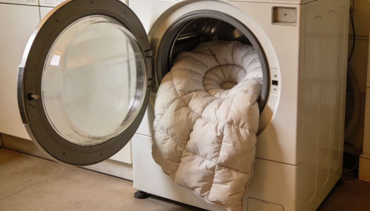 A disposição estratégica do edredom ou da manta é o segredo para manter o equilíbrio dinâmico