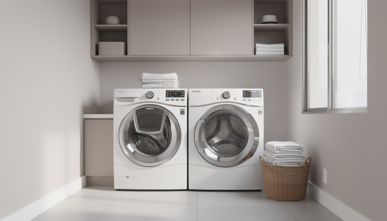 Nos conjuntos de lavadora e secadora separadas, o primeiro ponto de destaque é a capacidade de carga