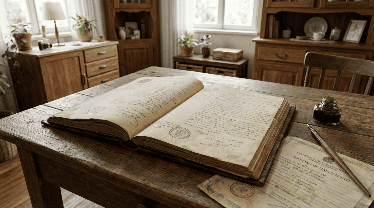 O estudo aprofundado dos documentos antigos e dos relatos de parentes mais velhos funciona como um mapa precioso na busca pelo batismo ideal para o novo integrante