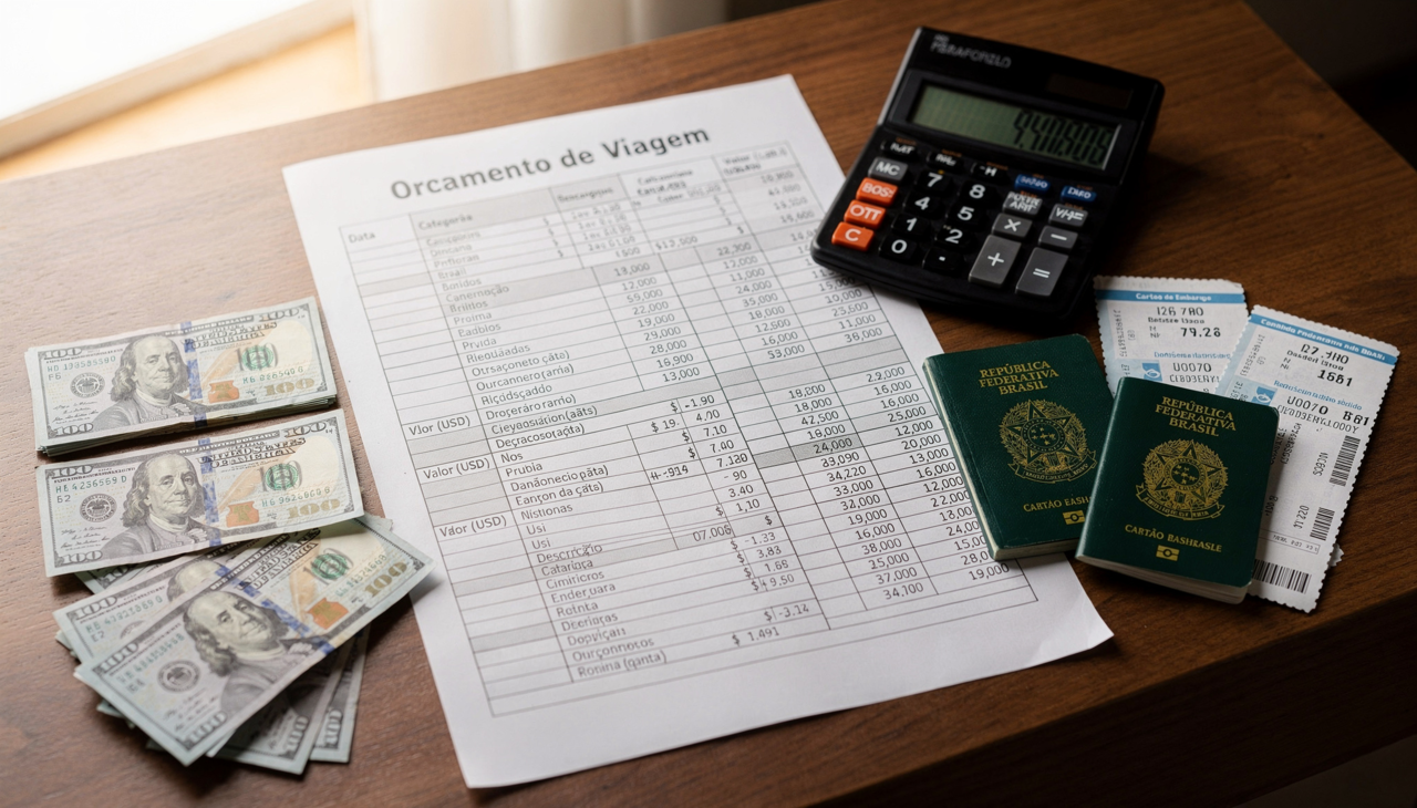 Calcular quanto custa viajar para a Disney em 2026 para uma família envolve somar todos os componentes e dividir pelos dias de viagem