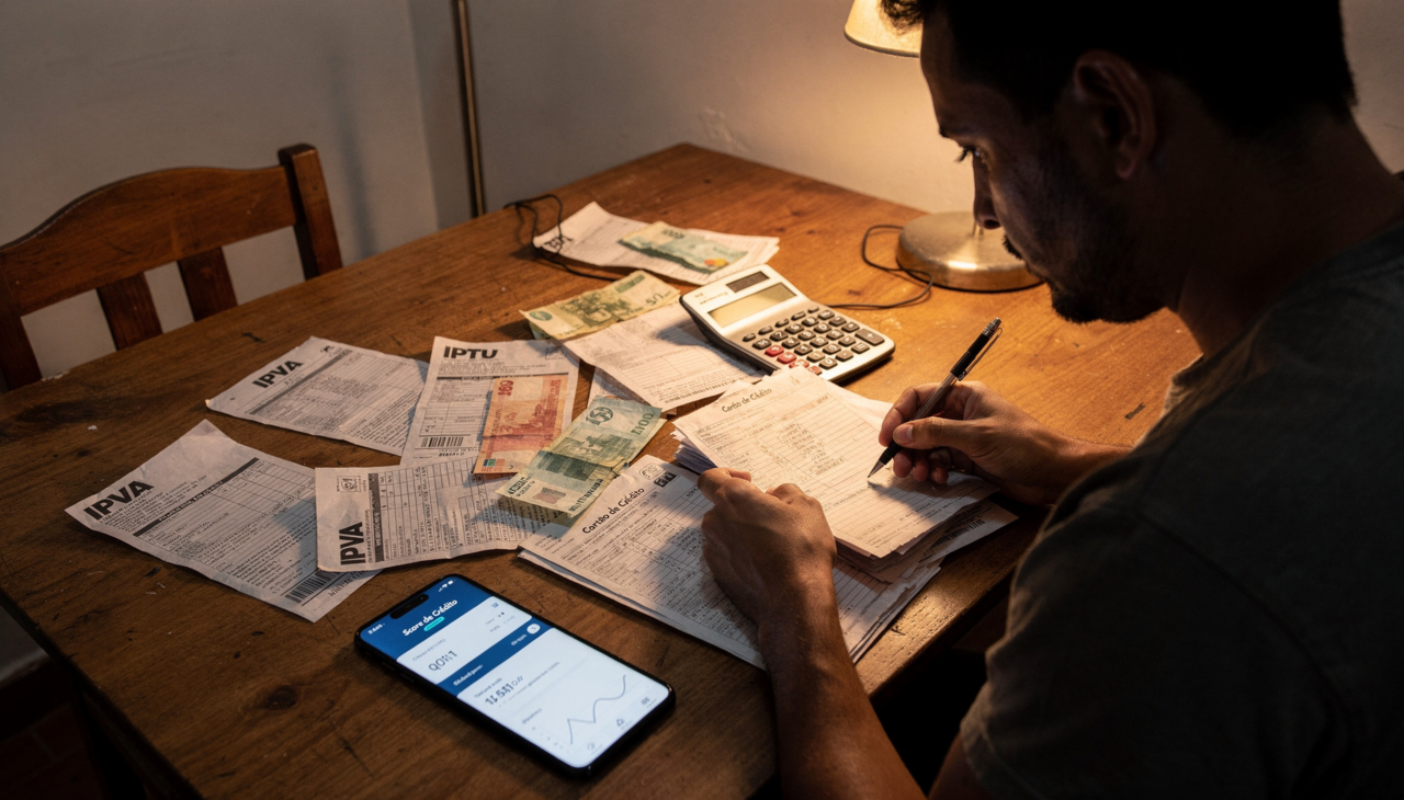 O mecanismo dos juros compostos atua de forma agressiva contra quem deixa de pagar uma conta na data correta