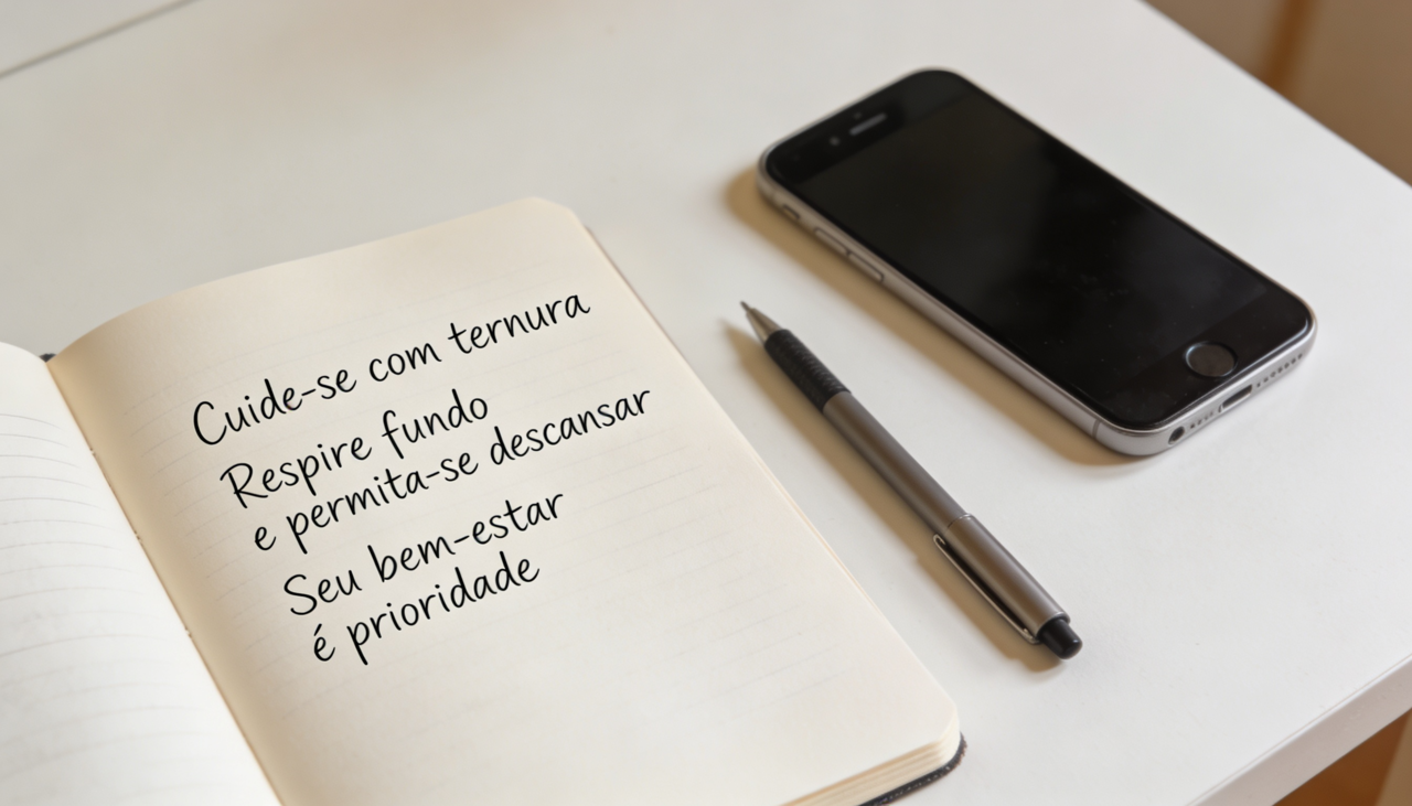 Autocuidado emocional é o conjunto de atitudes que uma pessoa adota para proteger, organizar e fortalecer seu mundo interno