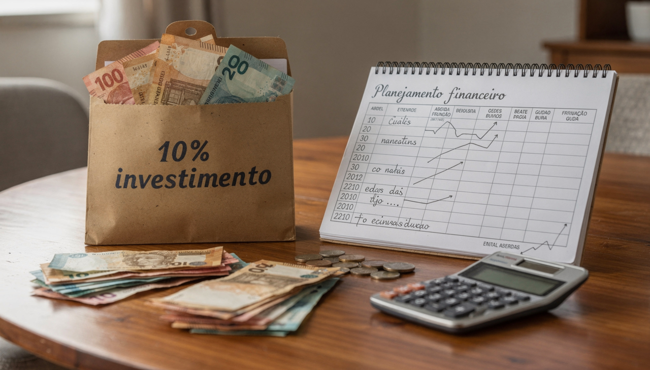 A aplicação desse método consiste em separar rigorosamente uma parte do salário antes mesmo de pagar as contas básicas do mês