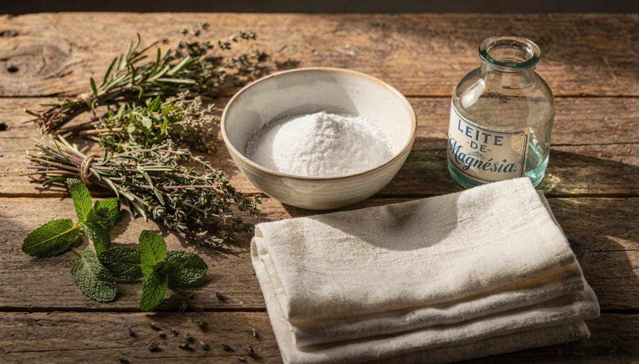 Uma das práticas mais difundidas envolvia o uso de pós minerais