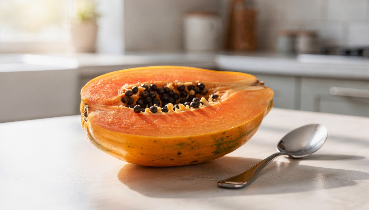 O mamão é amplamente reconhecido por sua textura amanteigada
